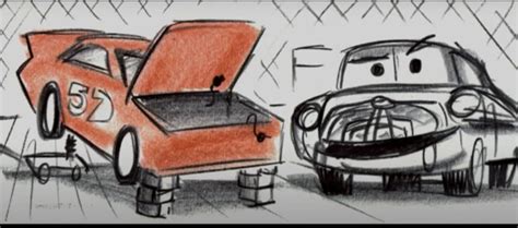 Pixar Cars deleted scene by CommodoreCardinal on DeviantArt