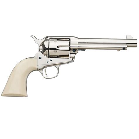 Uberti 1873 Cattleman Cody NM Nickel, Ivory Style Grip 5" .45 Colt. 356115 - Revolvers at ...