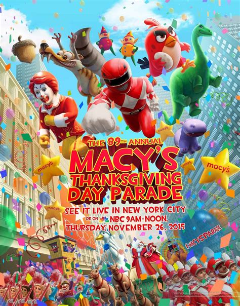 The 89th Annual Macy's Thanksgiving Day Parade (2015) | Macy's ...