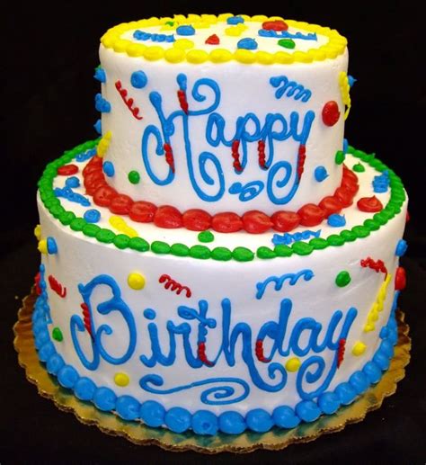 Happy Birthday Cake Graphic – – Funny Images, Pictures | Fondant Cake ...