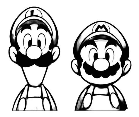 Sketch Of Mario And Luigi Photo by Demon_Yoshi | Photobucket ...