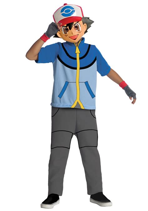 Child Pokemon Ash Costume