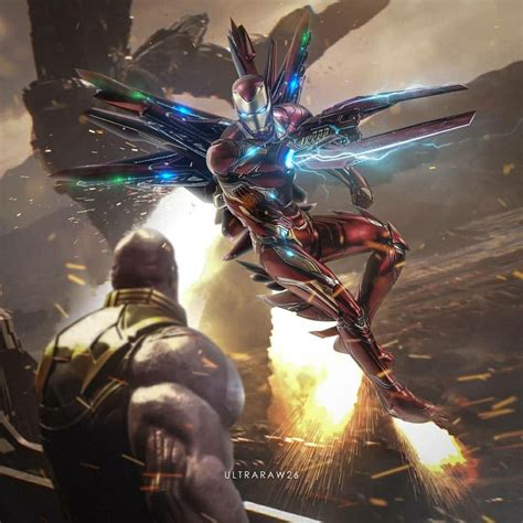 IronMan Vs.Thanos Fanmade Art | Iron man avengers, Marvel iron man ...