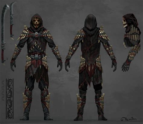 Shadowscale armor, Sergey Demidov on ArtStation at https://www.artstation.com/artwork/X1Kma ...