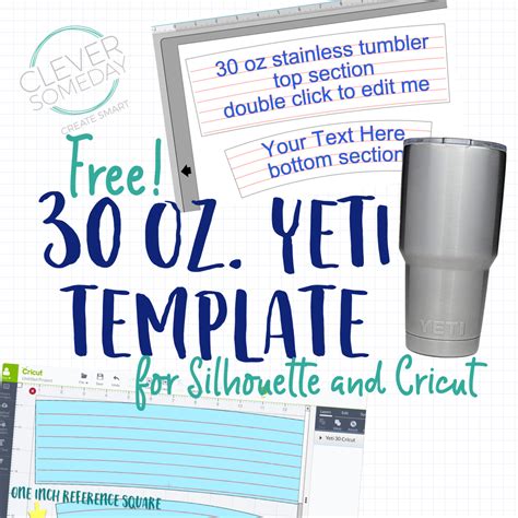 Cricut Tumbler Template Free