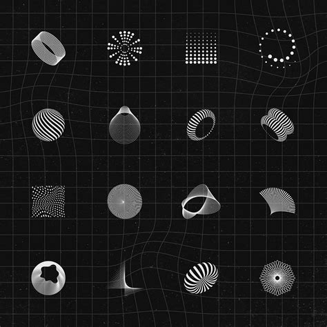 Abstract 3D design elements collection | Premium Vector - rawpixel