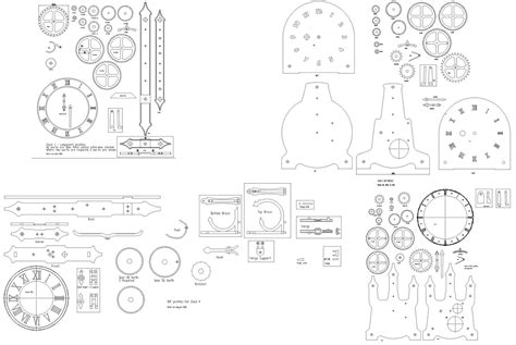 wooden clock plans pdf | Wooden clock plans, Wooden gears, Wooden clock