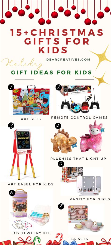 Christmas Gifts For Kids 15+ Gifts They'll Love Receiving! Dear Creatives