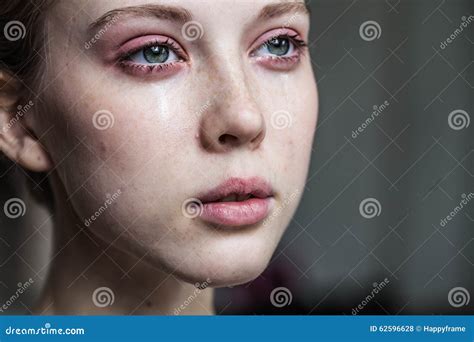 Beautiful Young Girl Crying Stock Photo - Image of depressed, emotional: 62596628