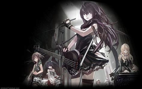 Rock Band, girls, roll, rock, anime, HD wallpaper | Peakpx