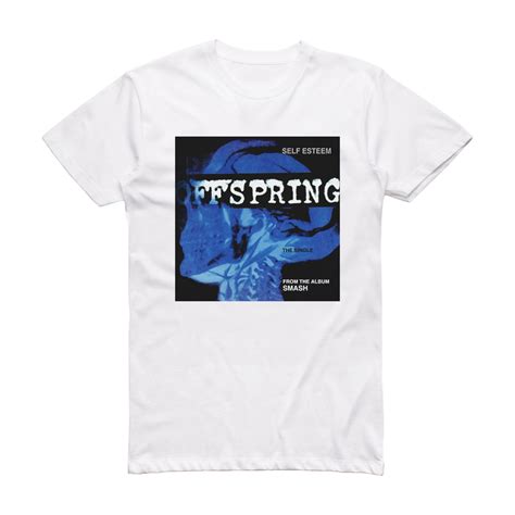 The Offspring Self Esteem Album Cover T-Shirt White – ALBUM COVER T-SHIRTS