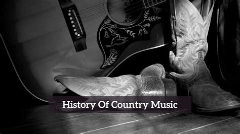 History Of Country Music: An Introduction - CMUSE