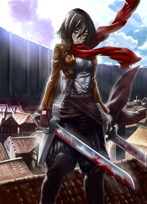 Shingeki No Kyojin Mikasa Titan