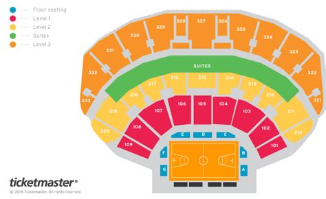 The Original Harlem Globetrotters Seating Plan - First Direct Arena