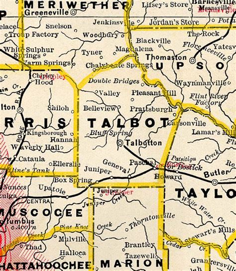 Maps, Talbot County GAGenWeb