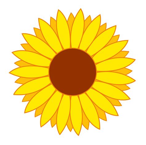 Common sunflower Icon - Pictures of Sunflower Flowers | Flower clipart ...