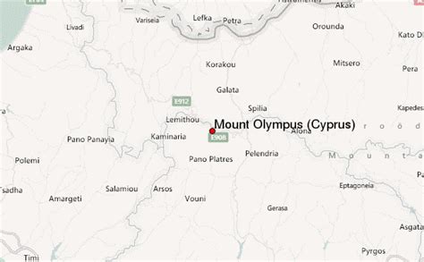 Mount Olympus (Cyprus) Mountain Information