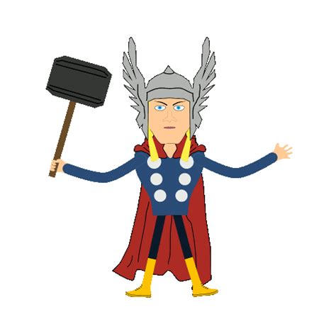 Gif Artist Thor Sticker for iOS & Android | GIPHY Untamed, Giphy, Thor ...