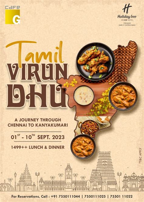 Savour the Flavours of Tamil Nadu at Café G: Hotel Holiday Inn’s “Tamil Virundhu” Food Festival