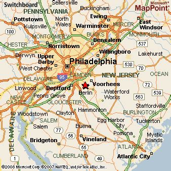 Laurel Springs, New Jersey Area Map & More