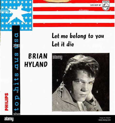 Vintage single record cover - Hyland, Brian - Let Me Belong To You - D ...