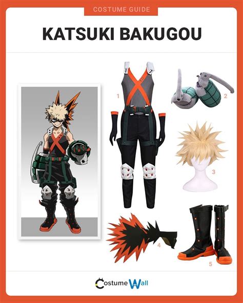 Dress Like Katsuki Bakugou | Anime inspired outfits, Cosplay costumes, My hero academia costume