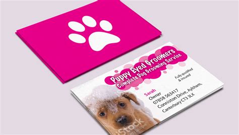 Puppy Eyed Groomers Business Card – CS Creative Studio