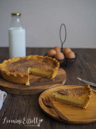 BEST Custard Tart With Nutmeg