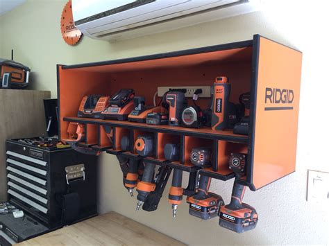 Ridgid Lover Cordless and Air Tool Hanger and Storage