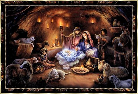 Second Life Marketplace - nativity scene - jesus - animated wall picture