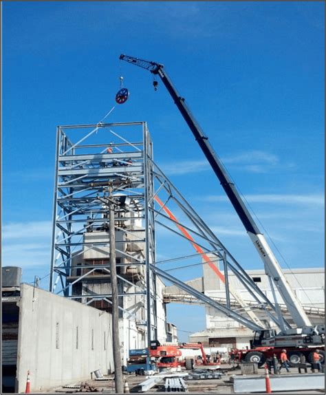 Hutchinson Salt Mine Headframe Construction - Harrison Western