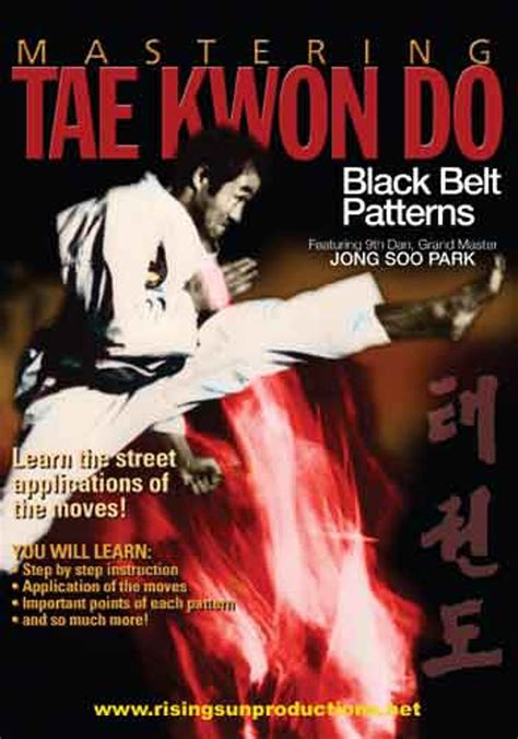 Mastering Tae Kwon Do Black Belt Patterns - Warrener Entertainment