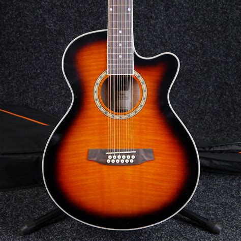 Ashton SL29/12CEQ TSB 12-String Electro-Acoustic Guitar w/ Gig Bag - 2nd Hand | Rich Tone Music