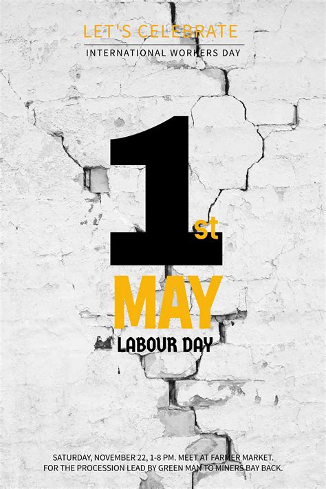 May Day Poster Template