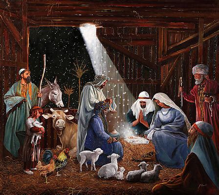 Easy Nativity Scene Painting