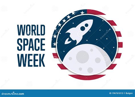 World Space Week. Holiday Concept. Template for Background, Banner ...