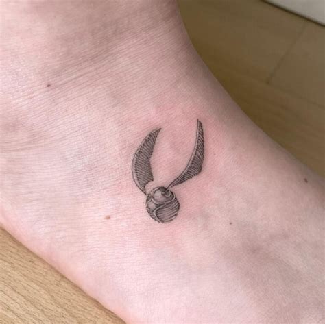 23 Best Golden Snitch Tattoo Ideas With Meaning - 91tattoos