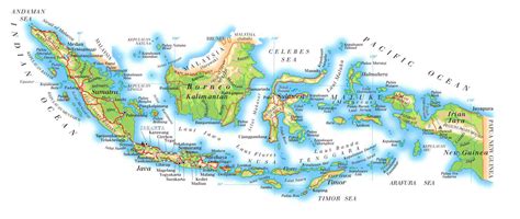 Maps of Indonesia | Detailed map of Indonesia in English | Tourist map of Indonesia | Road map ...