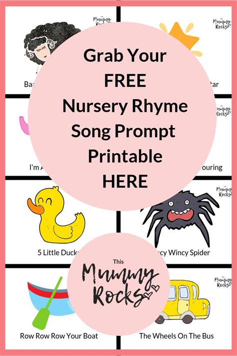 Nursery Rhymes Printables