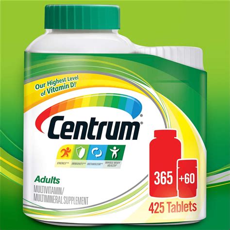 Centrum Adults Under 50, 425 Tablets - Walmart.com