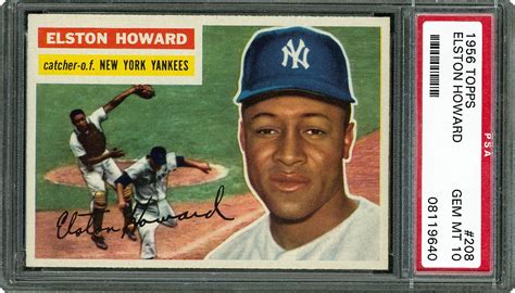 1956 Topps Elston Howard | PSA CardFacts®