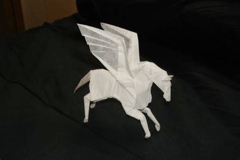 origami pegasus ~ simple origami instructions