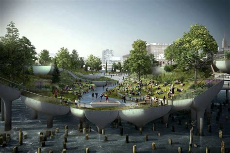 Little Island: así será el futurista parque flotante de Nueva York - Descubrir