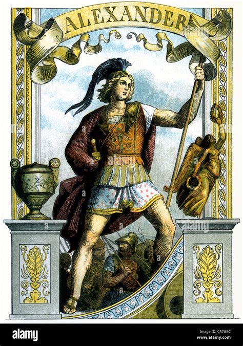 Alexander the Great, king of Macedonia, 356 BC - 13.6.323 BC., full Stock Photo: 48724436 - Alamy