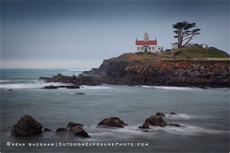 Lighthouse Stock Image, Crescent City, california - Sean Bagshaw ...