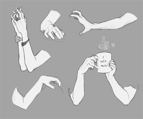 Hands and Arms References by NimeniCanine on DeviantArt