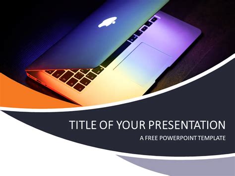 Technology and Computers PowerPoint Template - PresentationGO | Powerpoint template free ...