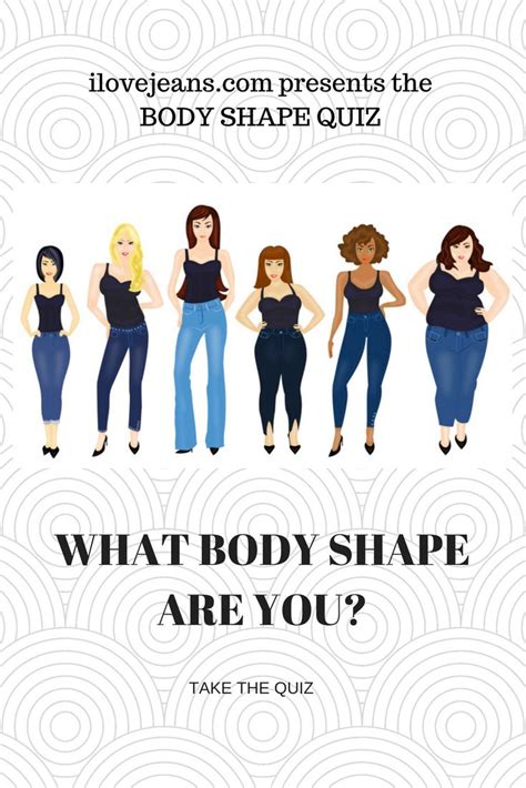 BEST JEANS FOR MY BODY SHAPE QUIZ | Plus size body shapes, Body shapes ...