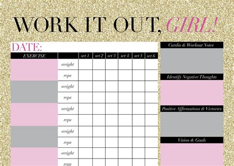 Printable Workout Calendar | Printable workouts, Workout calendar ...