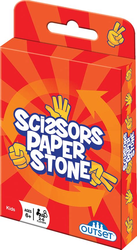 Scissors Paper Stone Card Game - Kite and Kaboodle